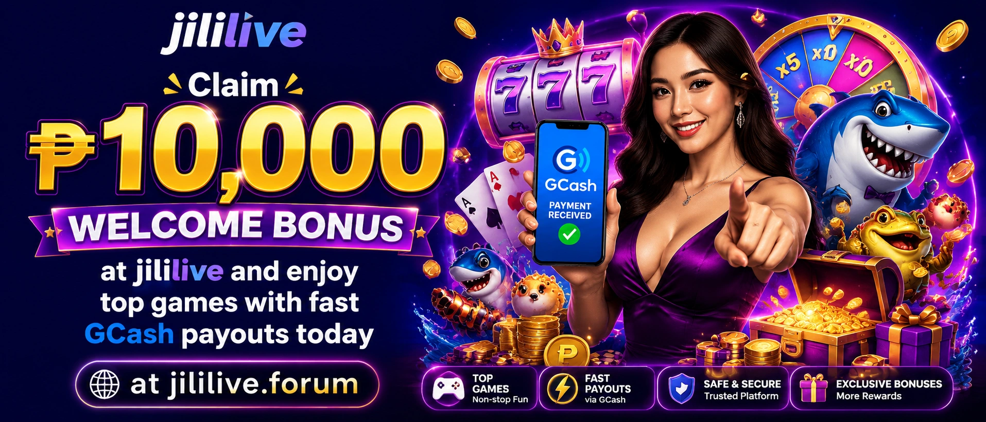 JILILIVE slots showcase