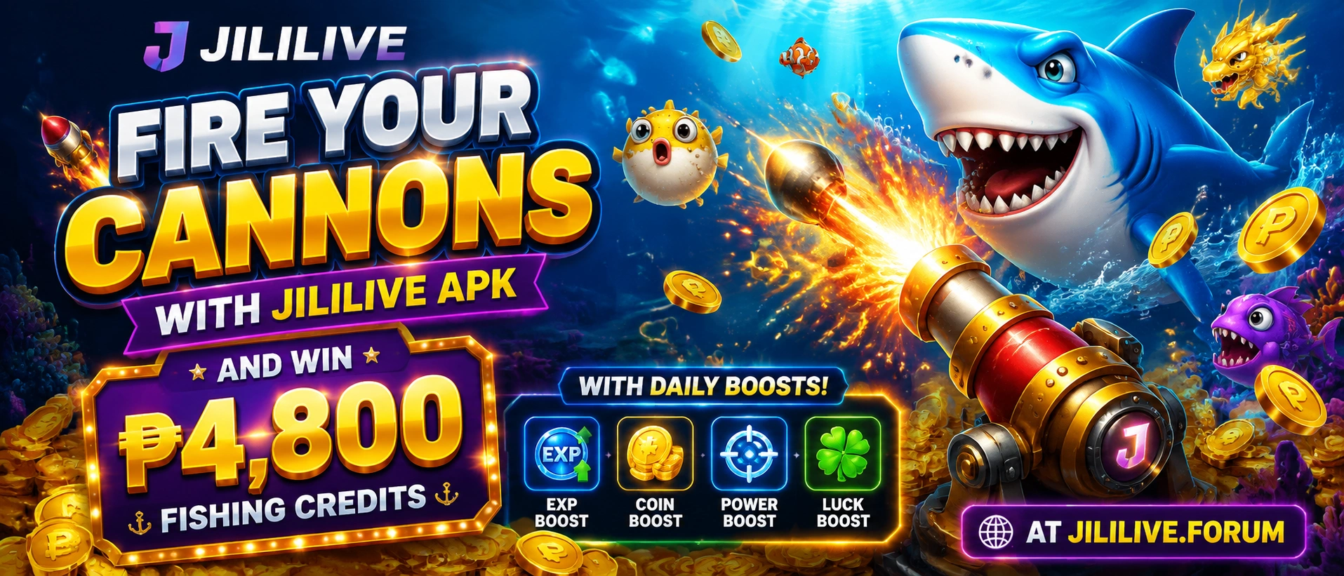 Fishing game banner image