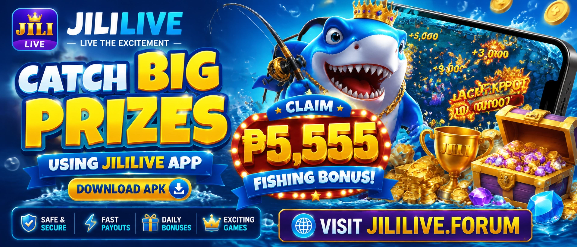 Fishing game mobile interface image